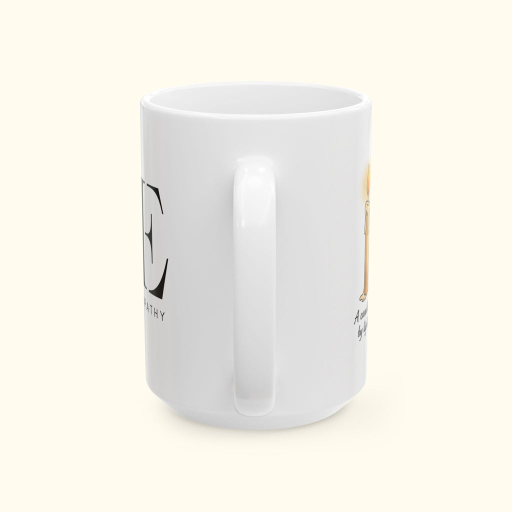 Ceramic Mug — "A candle loses nothing by lighting another." Inspirational Quote