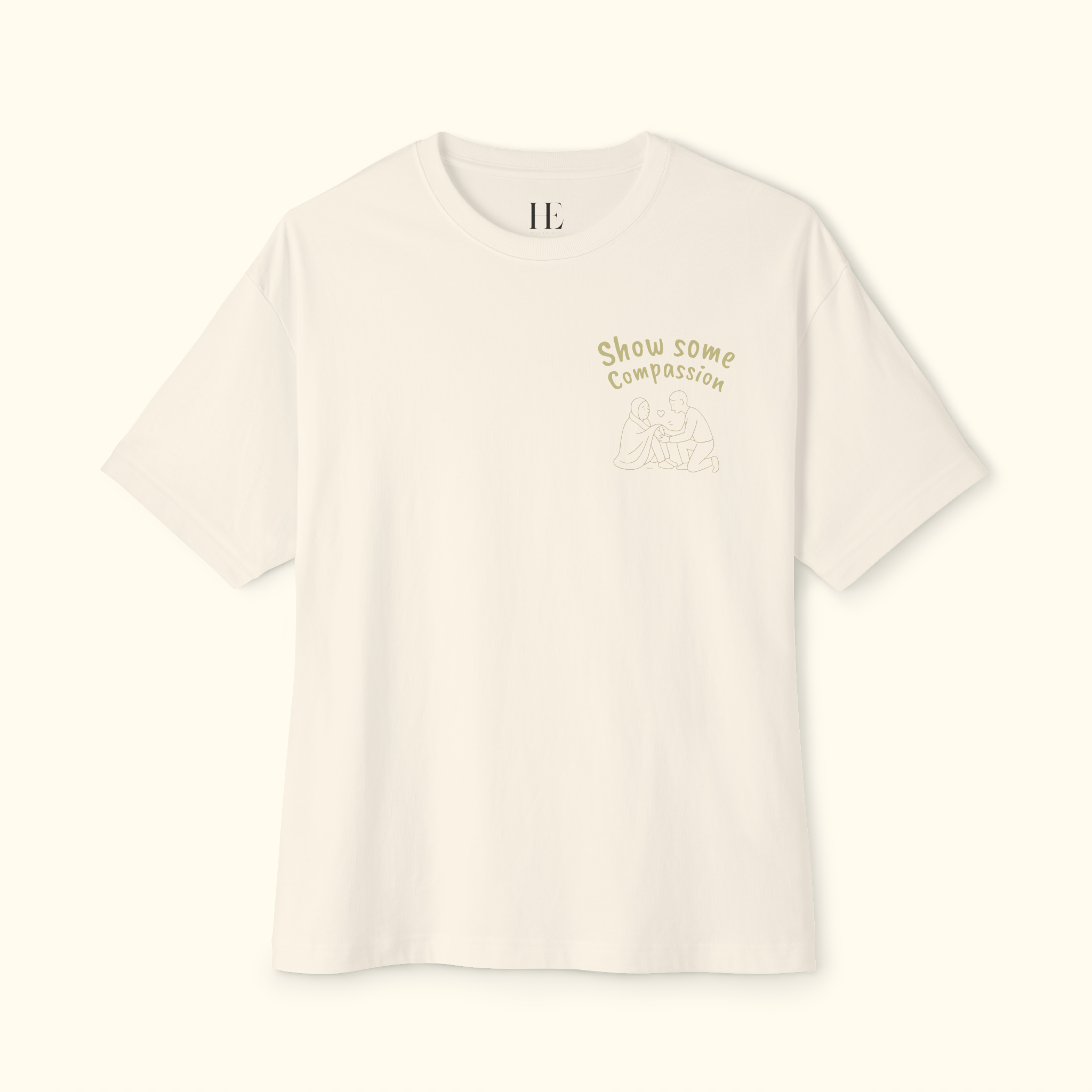 Compassion Is An Action Graphic Tee — Message T-Shirt