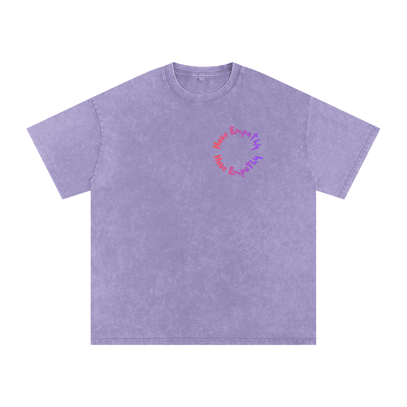You Shouldn't Worry Oversized Snow Wash T-Shirt