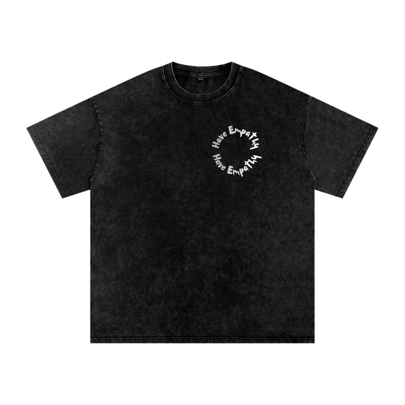 You Shouldn't Worry Oversized Snow Wash T-Shirt