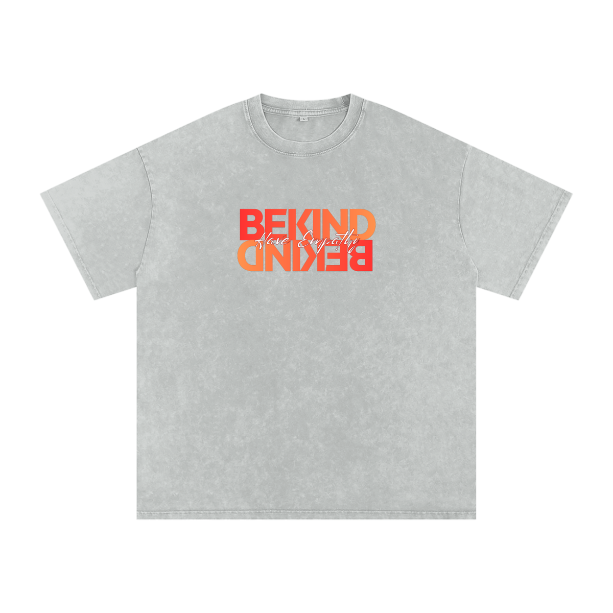 Be Kind Oversized Snow Wash T-Shirt