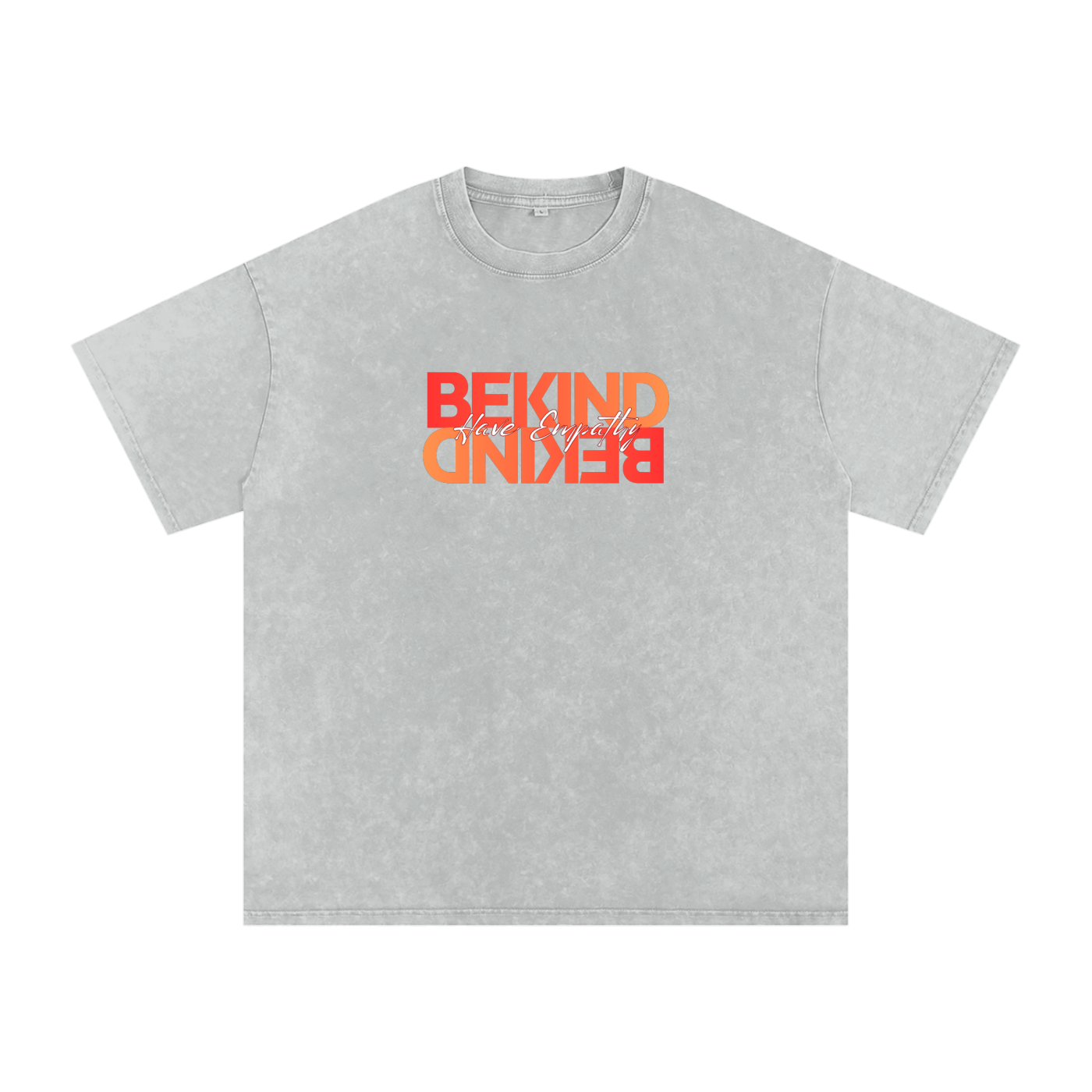 Be Kind Oversized Snow Wash T-Shirt