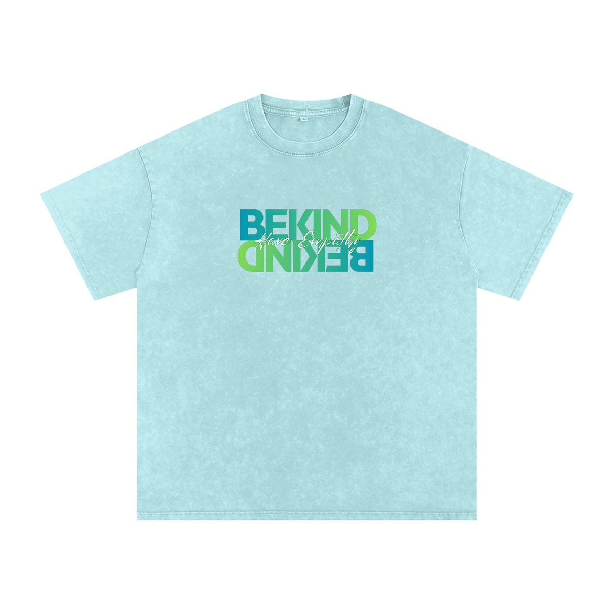 Be Kind Oversized Snow Wash T-Shirt