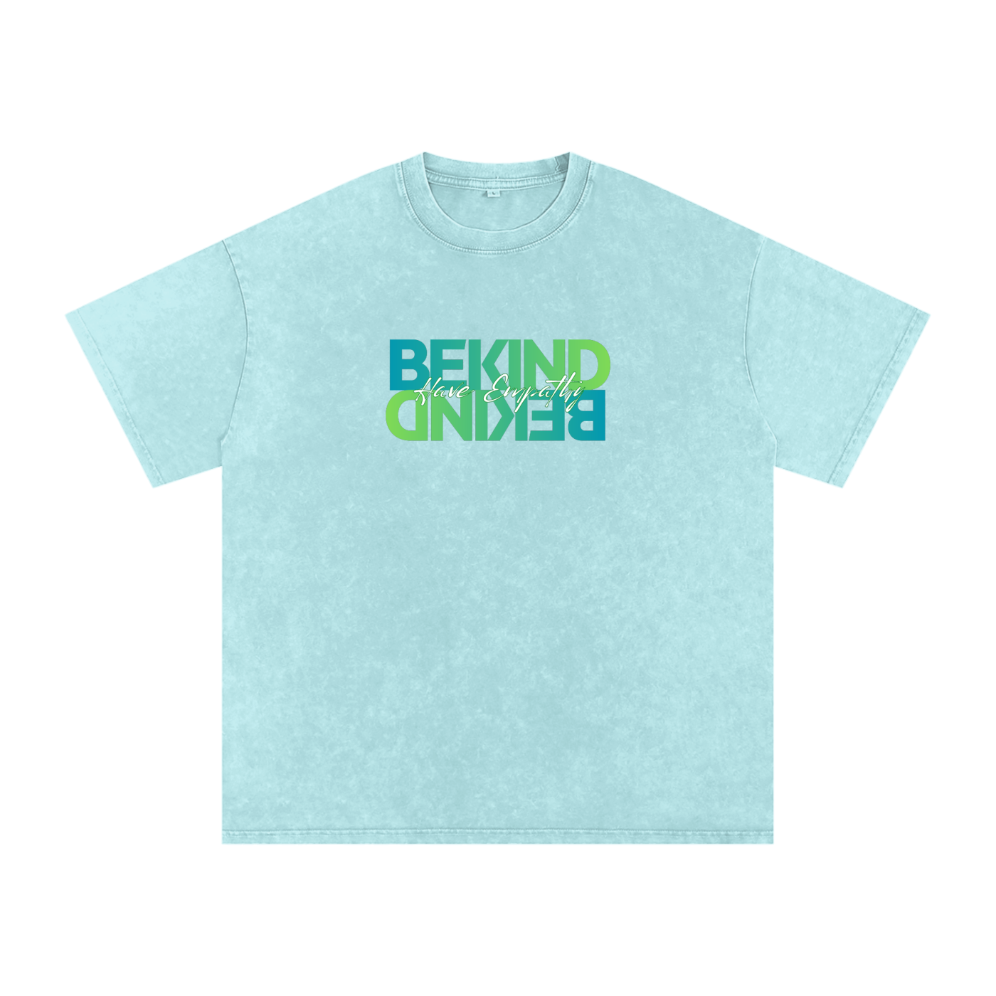 Be Kind Oversized Snow Wash T-Shirt