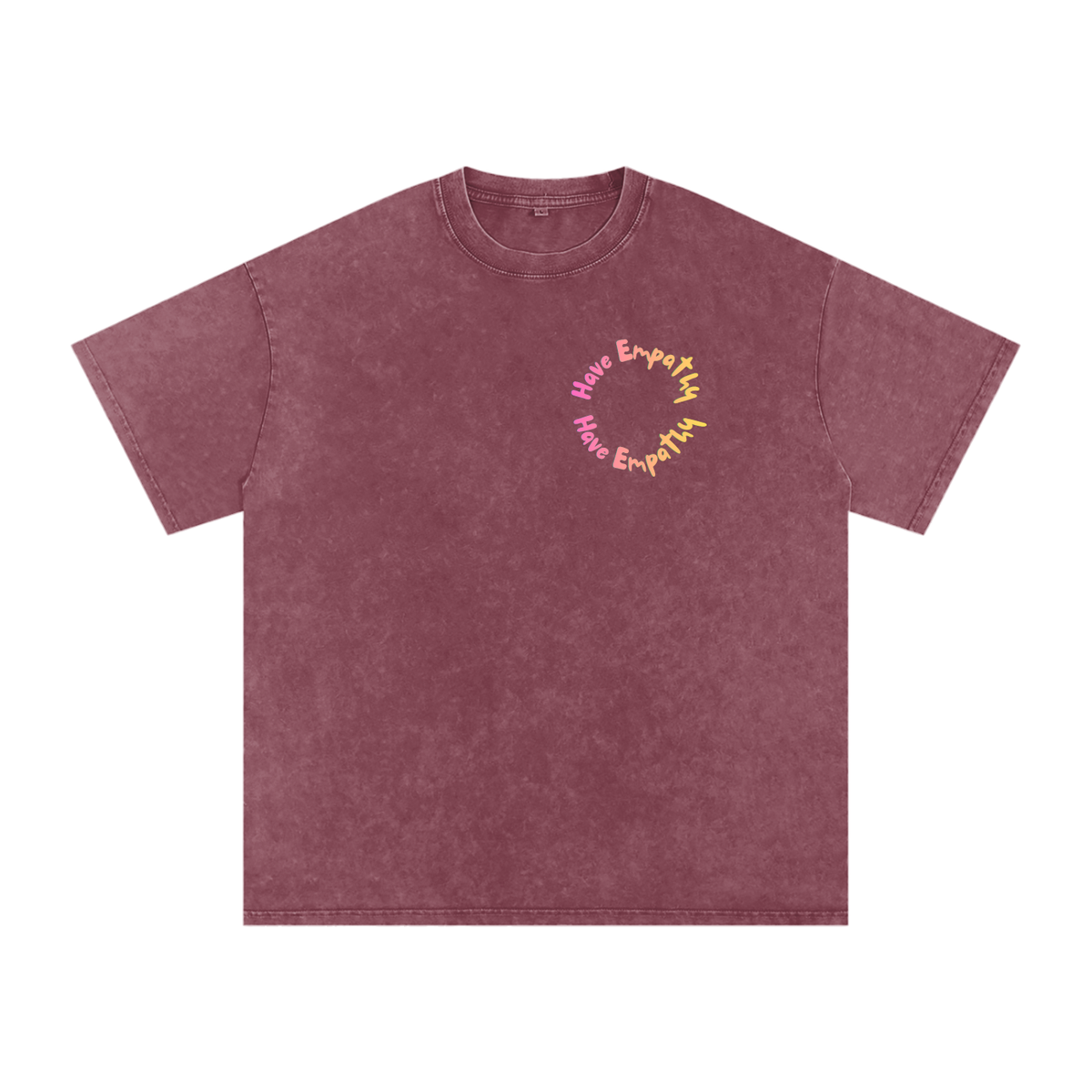 You Shouldn't Worry Oversized Snow Wash T-Shirt