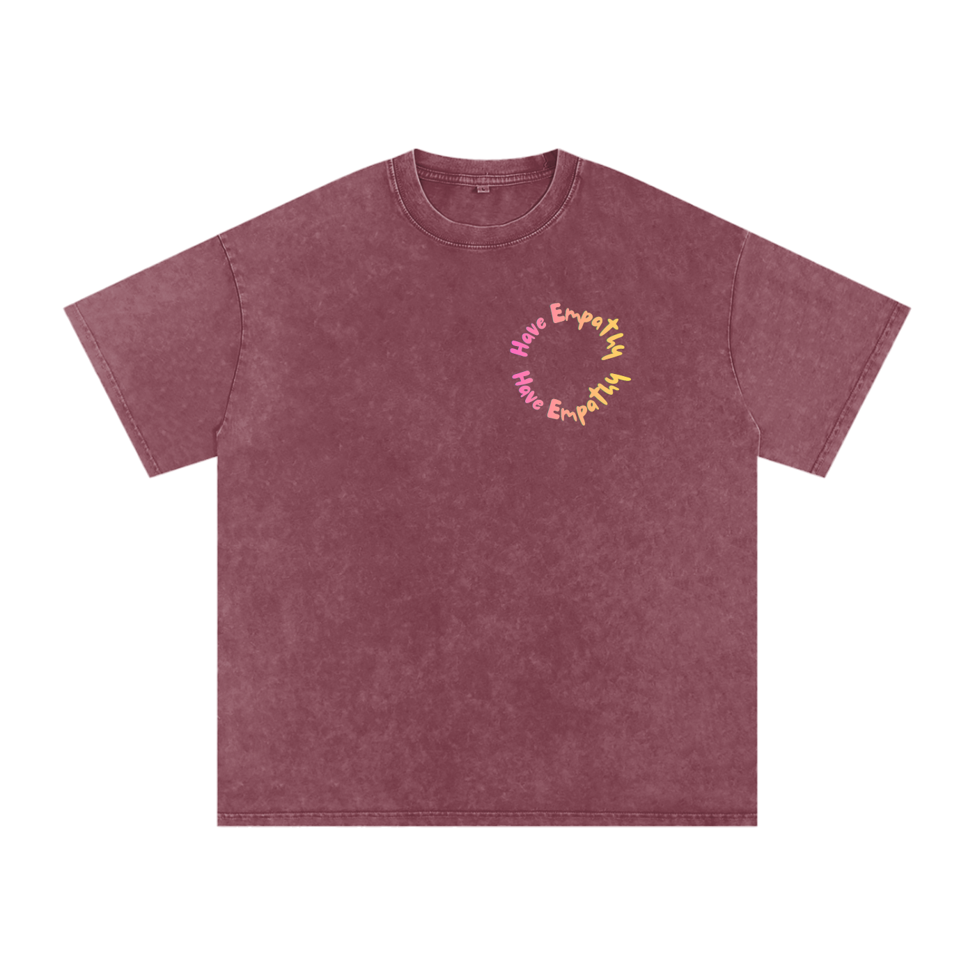 You Shouldn't Worry Oversized Snow Wash T-Shirt