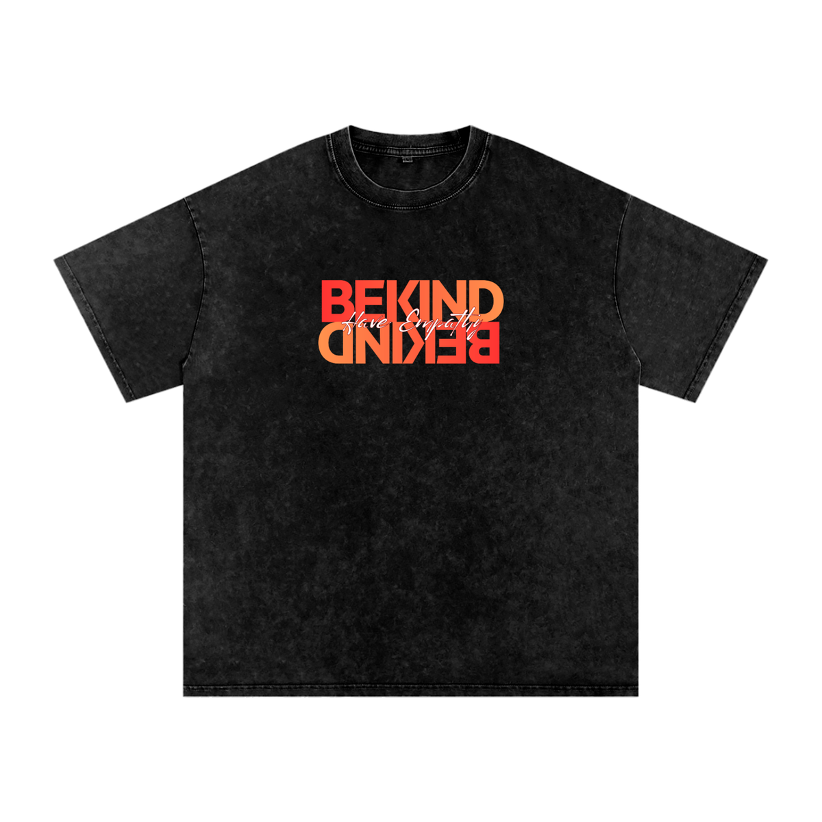 Be Kind Oversized Snow Wash T-Shirt