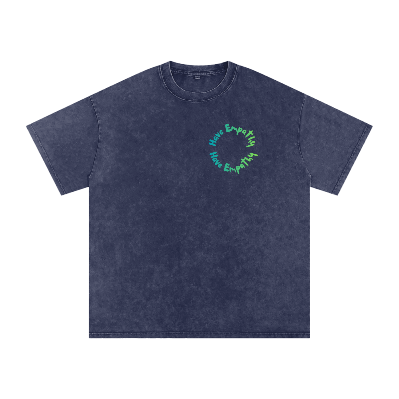 You Shouldn't Worry Oversized Snow Wash T-Shirt