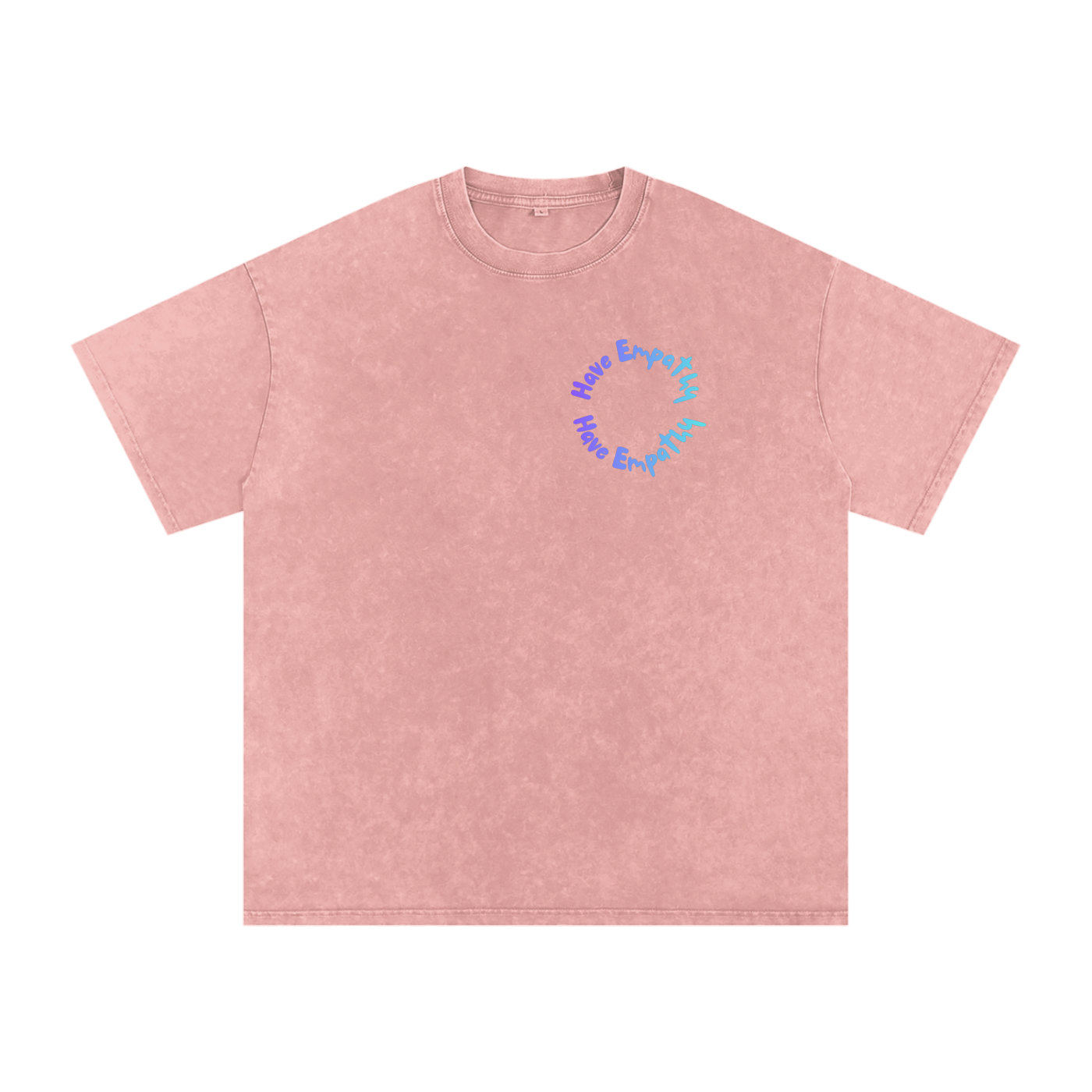 You Shouldn't Worry Oversized Snow Wash T-Shirt