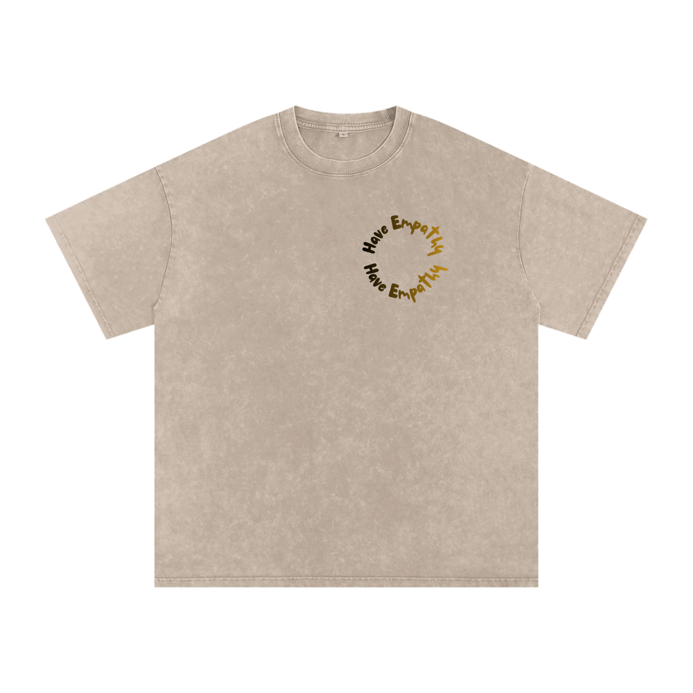 You Shouldn't Worry Oversized Snow Wash T-Shirt