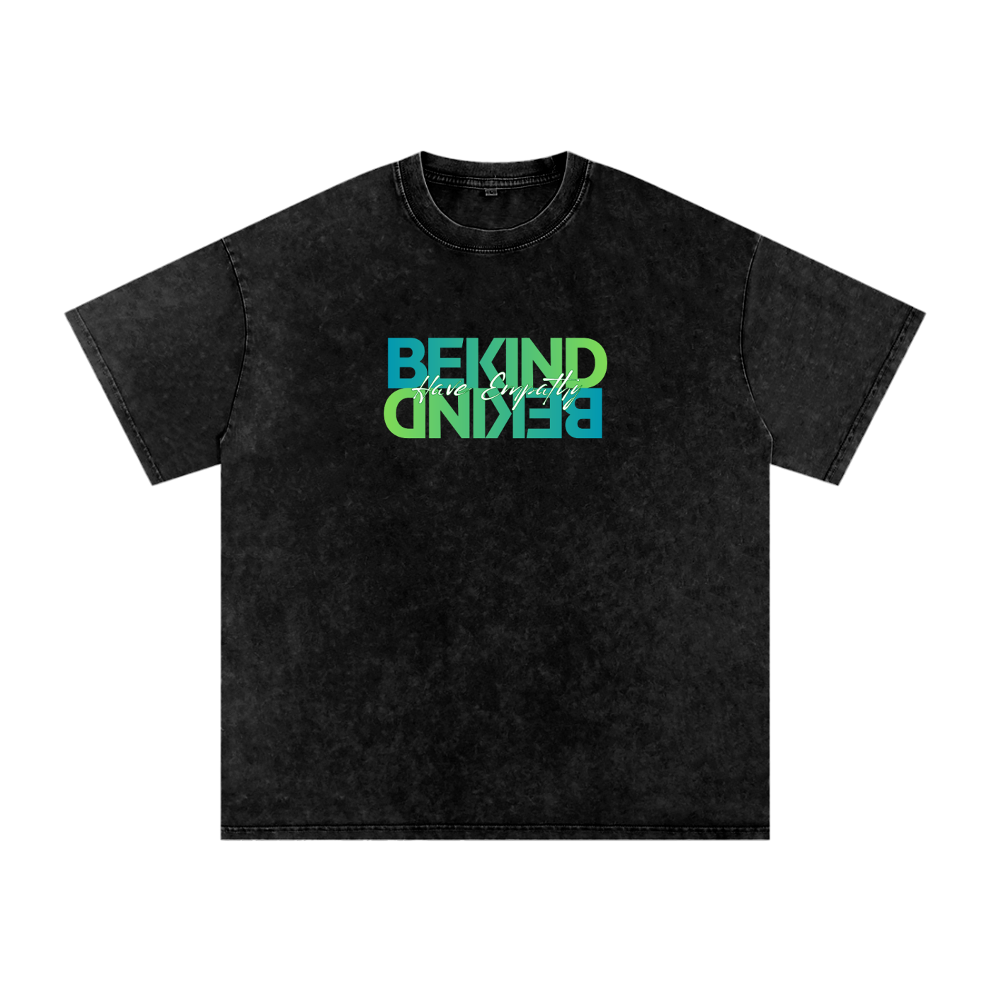 Be Kind Oversized Snow Wash T-Shirt