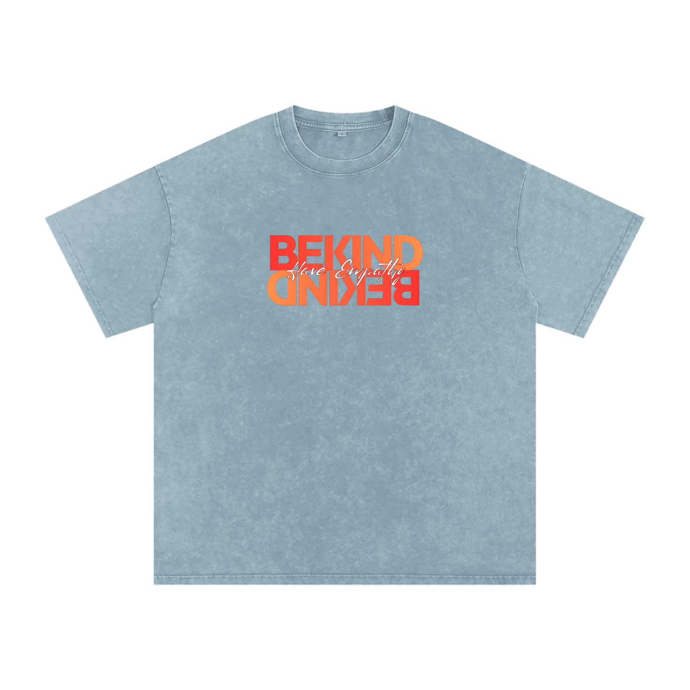 Be Kind Oversized Snow Wash T-Shirt